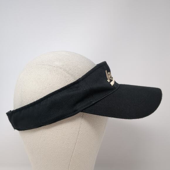 Jewel Strapback Baseball Cap Black One Size Adjustable Embroidered Big Custom - Picture 5 of 10